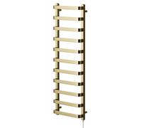 Colore Milton Electric Heated Towel Rail | Brushed Brass | Mild Steel | 1500mm x 500mm