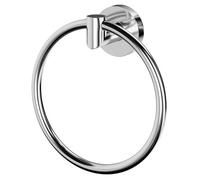 Colore Orbit Polished Wall Mounted Towel Ring | Chrome | Mild Steel | 160mm x 165mm x 65mm