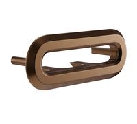 Colore Oval Basin Overflow Insert | Brushed Bronze | ABS | 54mm x 19mm x 10mm