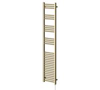 Colore Pizarro Straight Electric Heated Towel Rail | Brushed Brass | Mild Steel | 1800mm x 400mm
