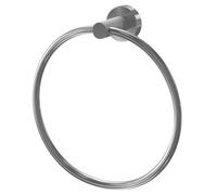 Colore Polished Industrial Style Wall Mounted Towel Ring | Chrome | Mild Steel | 155mm x 176mm x 55mm