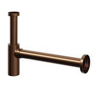 Colore Round Basin Bottle Trap | Brushed Bronze | Brass/Zinc Alloy | 49.5mm x 135mm x 330mm