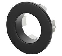 Colore Round Basin Overflow Insert | Matt Black | Brass | 30mm x 30mm x 15mm