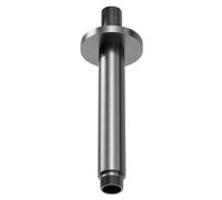 Colore Round Vertical Shower Arm | Gunmetal Grey | Brass | 150mm