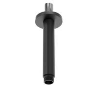 Colore Round Vertical Shower Arm | Matt Black | Stainless Steel | 150mm
