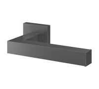 Colore Vector Wall Mounted Toilet Roll Holder | Gunmetal Grey | Brass | 160mm x 50mm x 80mm
