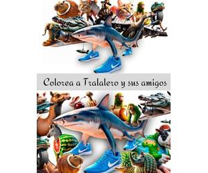 Colorea a Tralalero y sus amigos: Libro de colorear inspirado en el Italian Brainrot más viral, colorea el caos más divertido del Italian Brainrot