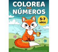 Colorea por números para niños de 5-7 años: Divertido libro de matemáticas con sumas y restas hasta 20 | Actividades educativas para infantil y 1 de primaria (Calcula y Colorea)