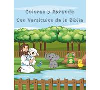 Colorea y Aprende Con Versículos de la Biblia