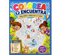 Colorea y Encuentra: Libro para colorear y encontrar objetos