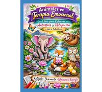 Colorea y Sana: Libro Antiestrés con Mandalas, Animales y Frases para Relajación y Bienestar Emocional