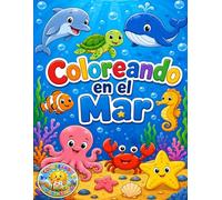 Coloreando en el Mar (Coloreando Con Una Sonrisa)