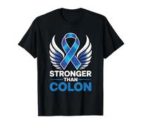 Colorectal Cancer Awareness & Blue Ribbon. Colon Cancer T-Shirt