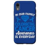 Colorectal Cancer Awareness Support Family Case for iPhone XR