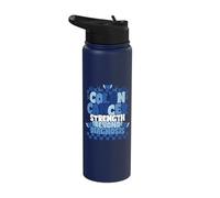 Colorectal Cancer CRC Colon Cancer Awareness Stainless Steel Insulated Water Bottle