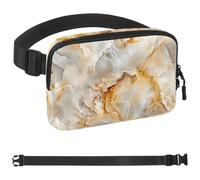 Colored Art Marble-1931 Belt Bag for Men and Women Fanny Pack,Belt Bag with Adjustable Strap,Fashion Crossbody Everywhere Belt Bag for Travel Outdoors Running Hiking, Multicolor,
