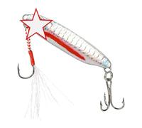 Colored Artificial Lures Features Double Hook and Slow Sinking Properties for Enhancing Fish Attraction Sinking Saltwater Lures