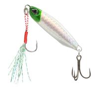 Colored Artificial Lures Features Double Hook and Slow Sinking Properties for Enhancing Fish Attraction Sinking Saltwater Lures