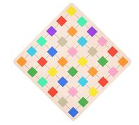 Colored Blocks | Wooden Learning Jigsaw Game - Educational Puzzle | for Age 3+ Kid Birthday Holiday Parties Indoor Outdoor