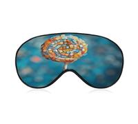 Colored Candy Eye Mask, Side Sleeping Mask Light Blindfold Sleeping Mask Nose Pad and Elastic Band for Children Women and Men