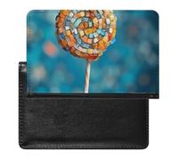 Colored Candy Passport Cover Protector Rfid Blocking Passport Holder Id Card Holder Secure Travel Wallet Organizer for Passport Tickets Credit Cards, style, One Size