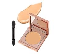 Colored Clay CC Eyeshadow With Brush, Eye Concealer For Dark Circles, Creamy Color Correcting Makeup For Undereye Brightening And