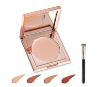Colored Clay CC Undereye Corrector, CC Undereye Corrector and Brush, Undereye Concealer, Cover and Brighten Dark Circles, Keep Makeup for a Long Time