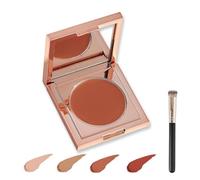 Colored Clay CC Undereye Corrector, CC Undereye Corrector and Brush, Undereye Concealer, Cover and Brighten Dark Circles, Keep Makeup for a Long Time