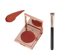 Colored Clay Cc Undereye Corrector, Undereye Color Corrector For Dark Circles, Undereye Corrector With Brush, Under Eye Concealer, Cream Foundation Under Eye Makeup (Red, 5cm)