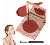 Colored Clay Cc Undereye Corrector,Undereye Color Corrector For Dark Circles with Brush,Waterproof and Light Long Lasting Foundation,Cream Foundation Under Eye Makeup,Cover Nature (Red)