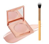 Colored Clay CC Undereye Corrector, Undereye Corrector Concealer with Brush, Under Eye Brightener, Covers Dark Circles and Blemishes, Ensures a Flawless Appearance, for All Skin Types (Light Skin)