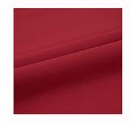 Colored Cotton Washed Denim Fabric Soft and Thick for Trousers Coats Bags Shoes Hats Skirts Apparel Fabrics-Sold by Half a Meter, 150cm in Width(Color:Red)