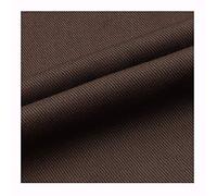 Colored Cotton Washed Denim Fabric Soft and Thick for Trousers Coats Bags Shoes Hats Skirts Apparel Fabrics-Sold by Half a Meter, 150cm in Width(Color:Dark Brown)