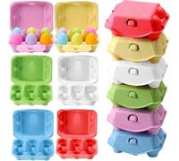 Colored Count Paper Pulp Egg Cartons,Easter, Chicken Eggs & Storage, Biodegradablefor Crafts