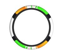 Colored Crayon Circles Elastic Steering Wheel Cover, Universal 15-Inch (Approximately 38.1 Cm) Size, Suitable For Sedans, Suvs, Etc.