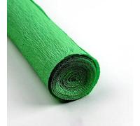 Colored Crepe Paper Roll Origami Crinkled Crepe Paper Roll Wedding Party Decoration Flower Packing Thickened Wrapping Paper(Yellowish green)