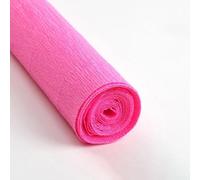 Colored Crepe Paper Roll Origami Crinkled Crepe Paper Roll Wedding Party Decoration Flower Packing Thickened Wrapping Paper(Peach)
