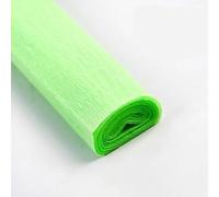 Colored Crepe Paper Roll Origami Crinkled Crepe Paper Roll Wedding Party Decoration Flower Packing Thickened Wrapping Paper(Grass green)
