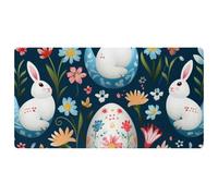 Colored Easter Egg Rabbit-785 Kitchen Mat,Cushioned Waterproof Kitchen Rug, Non Slip Comfort Kitchen Rug for Kitchen Decor Sink Office,15.7"x29.5"in