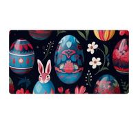 Colored Easter Egg Rabbit-809 Kitchen Mat,Cushioned Waterproof Kitchen Rug, Non Slip Comfort Kitchen Rug for Kitchen Decor Sink Office,15.7"x29.5"in