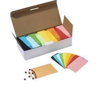Colored Envelopes, 50 Pcs, 7x10cm, Perfect for Seed Packing, Storing Items, Wages, Notes, Beads, Suitable for Various Occasions
