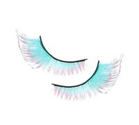 Colored Eyelashes, Fake Colored Lash Extensions, Long Volume Reusable Eye Makeup for Party Wedding Beginners Cosplay Halloweens Pride