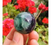 Colored Fluorite Clear Polishing Crystal Ball Ornaments