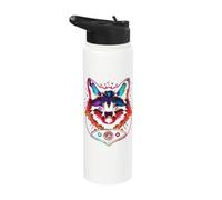 Colored Fox Cute Gaming Foxes Arctic boy Stainless Steel Insulated Water Bottle
