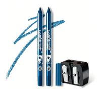 Colored Gel Eyeliner, 2 Pcs Lip Liner Eye Shadows Eye (07# Blue)