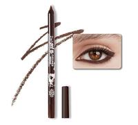 Colored Gel Glitter Eyeliner ,Waterproof Pearl Eye Shadow Pencil Metallic Glitter Eye Liner Pencil for Women,Eye Liners & Shadow Pencil Eye Makeup (06# Dark Brown)