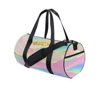 Colored Gilt Marble Oversized Travel Duffel Bag Carry On Shoulder Weekend Tote Sports Foldable