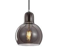 Colored Glass Chandelier Lampshade, American Retro Ceiling Fixture, E27 Base Single Head Hanging Pendant Lamp, Study, Dining Meeting Room Light (Color: C)(C)