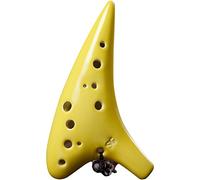 Colored Glaze Round Head Ceramic Ocarina Beginners Playing Type 12-hole High-pitched G Ocarina Musical Instrument ocarina instrument (2)