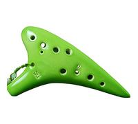 Colored Glaze Round Head Ceramic Ocarina Beginners Playing Type 12-hole High-pitched G Ocarina Musical Instrument ocarina instrument (4)